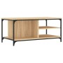 Mesa de centro madera contrachapada roble Sonoma 100x50x45 cm de , Mesas de centro - Ref: Foro24-835305, Precio: 61,66 €, Des...
