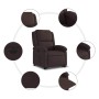 Sillón eléctrico reclinable elevable de tela marrón oscuro en Sillones | Comprar online en Foru.es