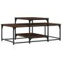 Mesa de centro madera de ingeniería roble marrón 102x60x45 cm de , Mesas de centro - Ref: Foro24-835318, Precio: 46,27 €, Des...