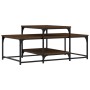 Mesa de centro madera de ingeniería roble marrón 102x60x45 cm de , Mesas de centro - Ref: Foro24-835318, Precio: 46,27 €, Des...