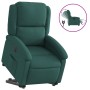 Sillón eléctrico reclinable elevable de tela verde oscuro en Sillones | Comprar online en Foru.es