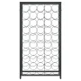 Wine rack for 45 bottles black wrought iron 54x18x100 cm by , Wine racks - Ref: Foro24-358367, Price: 104,93 €, Discount: %