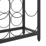 Wine rack for 45 bottles black wrought iron 54x18x100 cm by , Wine racks - Ref: Foro24-358367, Price: 104,93 €, Discount: %