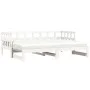 Sofá cama nido madera maciza de pino blanco 80x200 cm de , Camas y somieres - Ref: Foro24-836208, Precio: 184,05 €, Descuento: %
