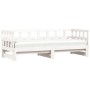 Sofá cama nido madera maciza de pino blanco 80x200 cm de , Camas y somieres - Ref: Foro24-836208, Precio: 186,26 €, Descuento: %