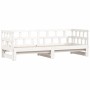 Sofá cama nido madera maciza de pino blanco 80x200 cm de , Camas y somieres - Ref: Foro24-836208, Precio: 186,26 €, Descuento: %