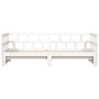 Sofá cama nido madera maciza de pino blanco 80x200 cm de , Camas y somieres - Ref: Foro24-836208, Precio: 186,26 €, Descuento: %