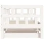 Sofá cama nido madera maciza de pino blanco 80x200 cm de , Camas y somieres - Ref: Foro24-836208, Precio: 184,05 €, Descuento: %
