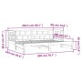 Sofá cama nido madera maciza de pino blanco 80x200 cm de , Camas y somieres - Ref: Foro24-836208, Precio: 186,26 €, Descuento: %
