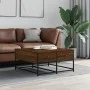Mesa de centro madera de ingeniería marrón roble 80x80x40 cm de , Mesas de centro - Ref: Foro24-835358, Precio: 45,11 €, Desc...