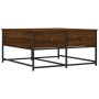 Mesa de centro madera de ingeniería marrón roble 80x80x40 cm de , Mesas de centro - Ref: Foro24-835358, Precio: 45,11 €, Desc...