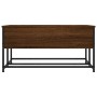 Mesa de centro madera de ingeniería marrón roble 80x80x40 cm de , Mesas de centro - Ref: Foro24-835358, Precio: 45,11 €, Desc...