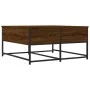 Mesa de centro madera de ingeniería marrón roble 80x80x40 cm de , Mesas de centro - Ref: Foro24-835358, Precio: 45,11 €, Desc...
