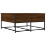 Mesa de centro madera de ingeniería marrón roble 80x80x40 cm de , Mesas de centro - Ref: Foro24-835358, Precio: 45,11 €, Desc...