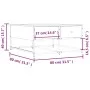 Couchtisch aus eichenbraunem Holzwerkstoff, 80 x 80 x 40 cm von , Couchtisch - Ref: Foro24-835358, Preis: 45,11 €, Rabatt: %