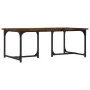Smoked oak plywood coffee table 90x50x35 cm by , Coffee table - Ref: Foro24-835401, Price: 49,99 €, Discount: %