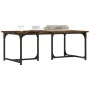 Smoked oak plywood coffee table 90x50x35 cm by , Coffee table - Ref: Foro24-835401, Price: 49,99 €, Discount: %