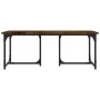 Smoked oak plywood coffee table 90x50x35 cm by , Coffee table - Ref: Foro24-835401, Price: 49,99 €, Discount: %
