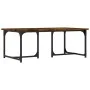 Smoked oak plywood coffee table 90x50x35 cm by , Coffee table - Ref: Foro24-835401, Price: 49,99 €, Discount: %