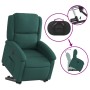 Sillón eléctrico reclinable elevable de tela verde oscuro en Sillones | Comprar online en Foru.es