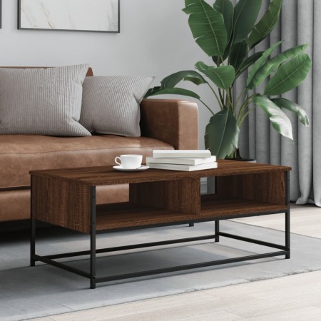 Mesa de centro madera de ingeniería roble marrón 100x51x40 cm de , Mesas de centro - Ref: Foro24-835353, Precio: 50,25 €, Des...