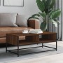 Mesa de centro madera de ingeniería roble marrón 100x51x40 cm de , Mesas de centro - Ref: Foro24-835353, Precio: 50,25 €, Des...