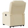 Sillón eléctrico reclinable elevable de tela color crema en Sillones | Comprar online en Foru.es