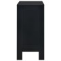 Mesa alta de cocina con estantería negra 110x50x103 cm de , Mesas de cocina y de comedor - Ref: Foro24-280212, Precio: 113,38...