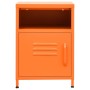 Mesita de noche acero naranja 35x35x51 cm de , Mesitas de noche - Ref: Foro24-336219, Precio: 92,32 €, Descuento: %