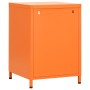 Mesita de noche acero naranja 35x35x51 cm de , Mesitas de noche - Ref: Foro24-336219, Precio: 92,32 €, Descuento: %