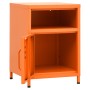 Mesita de noche acero naranja 35x35x51 cm de , Mesitas de noche - Ref: Foro24-336219, Precio: 92,32 €, Descuento: %
