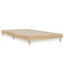 Estructura de cama madera de ingeniería roble Sonoma 90x200 cm de , Camas y somieres - Ref: Foro24-832064, Precio: 87,74 €, D...