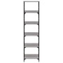Estantería de madera de ingeniería gris Sonoma 50x33x188,5 cm de , Librerías y estanterías - Ref: Foro24-835282, Precio: 65,0...