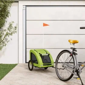 Remolque de bicicleta mascotas hierro tela Oxford verde de , Cochecitos para mascotas - Ref: Foro24-93962, Precio: 104,29 €, ...