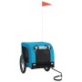 Remolque de bicicleta mascotas hierro tela Oxford azul negro de , Cochecitos para mascotas - Ref: Foro24-94002, Precio: 99,85...