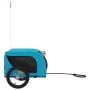 Remolque de bicicleta mascotas hierro tela Oxford azul negro de , Cochecitos para mascotas - Ref: Foro24-94002, Precio: 99,85...