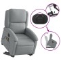 Sillón de masaje eléctrico reclinable elevable tela gris claro en Sillones | Comprar online en Foru.es