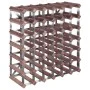Wine rack for 42 bottles solid brown pine wood by , Wine racks - Ref: Foro24-340893, Price: 78,29 €, Discount: %
