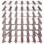 Wine rack for 42 bottles solid brown pine wood by , Wine racks - Ref: Foro24-340893, Price: 78,29 €, Discount: %