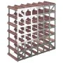 Wine rack for 42 bottles solid brown pine wood by , Wine racks - Ref: Foro24-340893, Price: 78,29 €, Discount: %