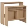 Mesa alta de bar con 2 tableros roble 130x40x120 cm de , Mesas de cocina y de comedor - Ref: Foro24-280219, Precio: 180,80 €,...