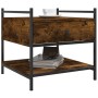 Mesa de centro madera de ingeniería roble ahumado 50x50x50 cm de , Mesas de centro - Ref: Foro24-833967, Precio: 45,86 €, Des...