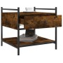 Mesa de centro madera de ingeniería roble ahumado 50x50x50 cm de , Mesas de centro - Ref: Foro24-833967, Precio: 45,86 €, Des...