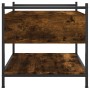 Mesa de centro madera de ingeniería roble ahumado 50x50x50 cm de , Mesas de centro - Ref: Foro24-833967, Precio: 45,86 €, Des...