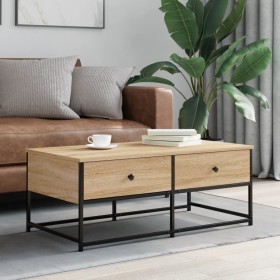 Mesa de centro madera de ingeniería roble Sonoma 100x51x40 cm de , Mesas de centro - Ref: Foro24-833971, Precio: 65,86 €, Des...