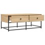 Mesa de centro madera de ingeniería roble Sonoma 100x51x40 cm de , Mesas de centro - Ref: Foro24-833971, Precio: 65,86 €, Des...
