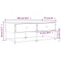 Mesa de centro madera de ingeniería roble Sonoma 100x51x40 cm de , Mesas de centro - Ref: Foro24-833971, Precio: 65,86 €, Des...