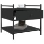 Mesa de centro madera de ingeniería negro 50x50x50 cm de , Mesas de centro - Ref: Foro24-833965, Precio: 47,72 €, Descuento: %