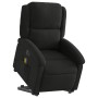 Sillón de masaje eléctrico reclinable elevable tela negro en Sillones | Comprar online en Foru.es