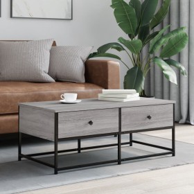 Mesa de centro madera de ingeniería gris Sonoma 100x51x40 cm de , Mesas de centro - Ref: Foro24-833973, Precio: 68,86 €, Desc...